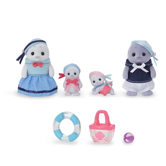 familia de focas sylvanian families