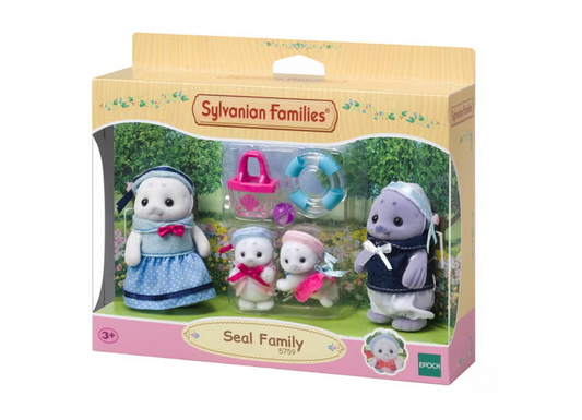 familia de focas sylvanian families