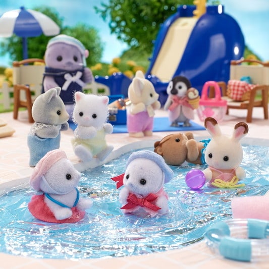 familia de focas sylvanian families